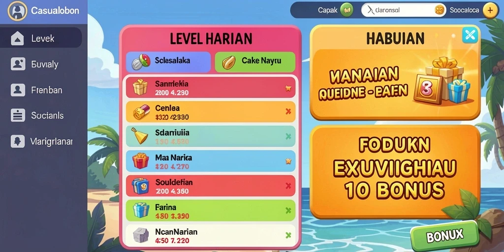 Tampilan karakter utama dalam petualangan pertama.