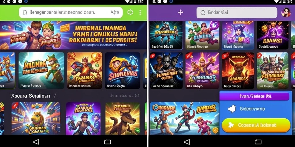 Tampilan utama aplikasi AKARTOTO yang menarik.