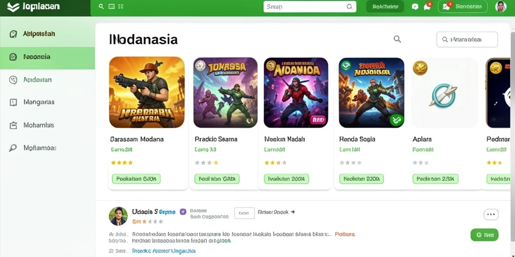 Tampilan antarmuka yang modern dan menarik.
