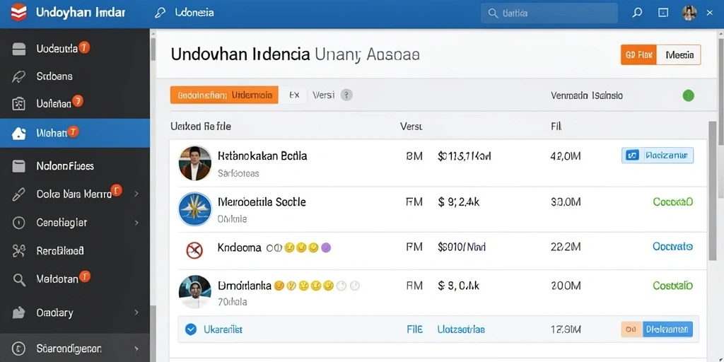Tampilan antarmuka yang menarik dan modern.