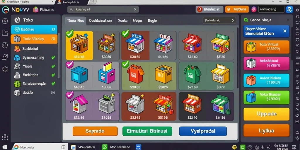Tampilan antarmuka yang intuitif dan user-friendly.