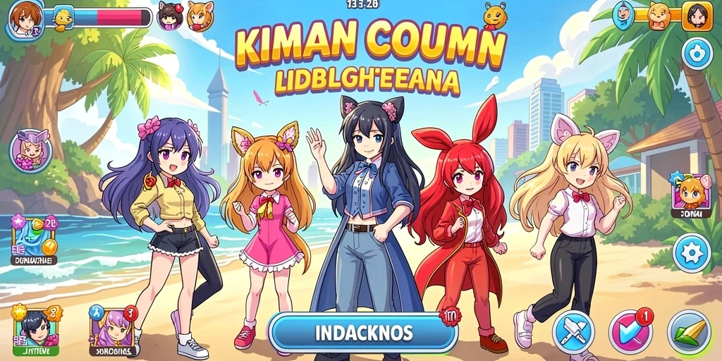Tampilan awal IDAGAME yang menarik perhatian.
