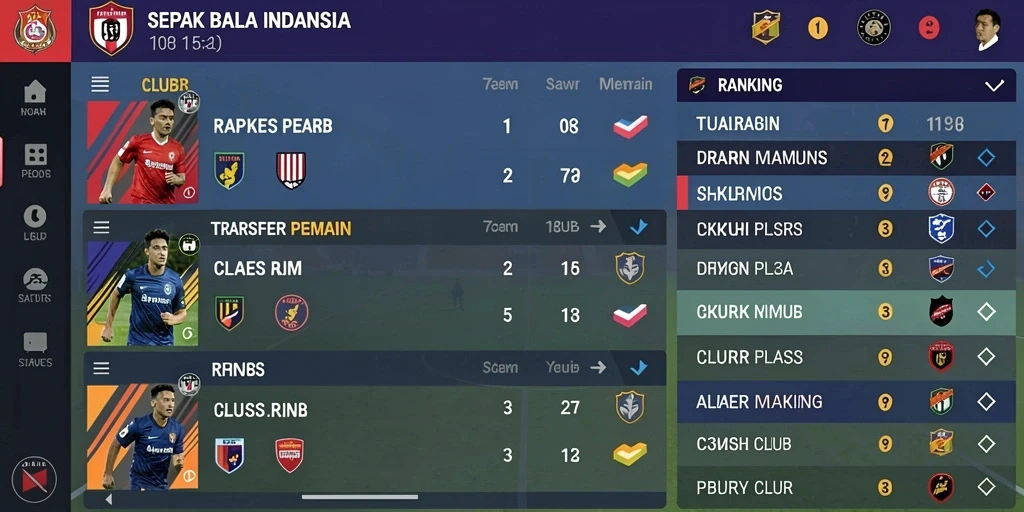 Tampilan antarmuka utama INOVA77 yang menarik.
