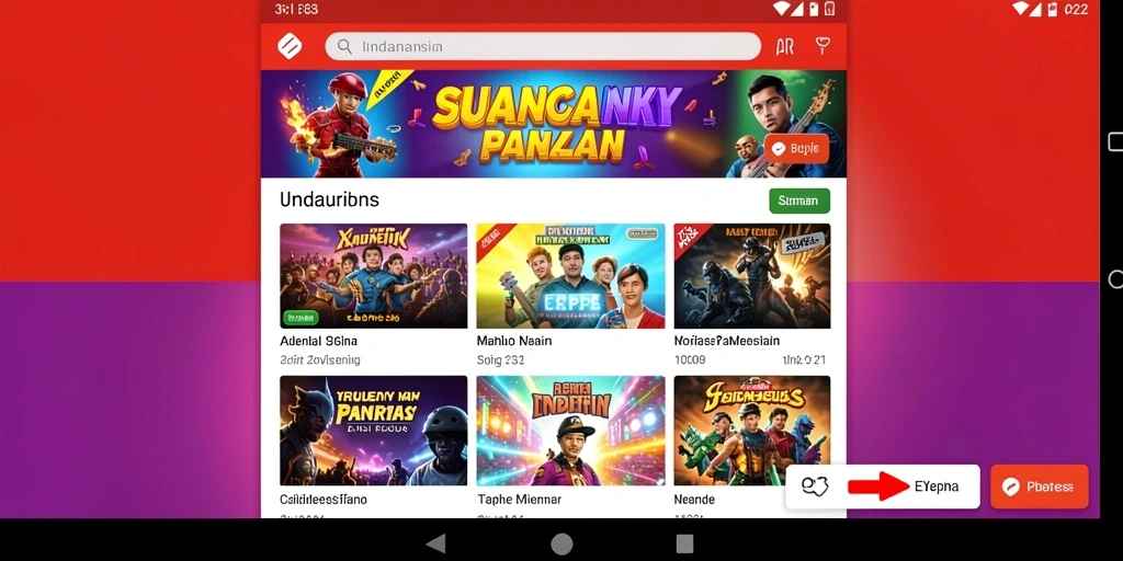 Tampilan antarmuka yang intuitif dan menarik.