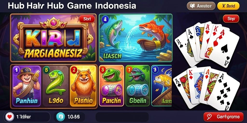 Tampilan awal permainan yang menarik.