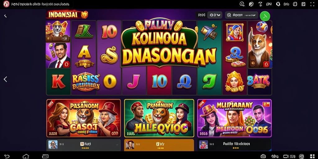 Tampilan antarmuka utama OKJEK21 yang menarik.