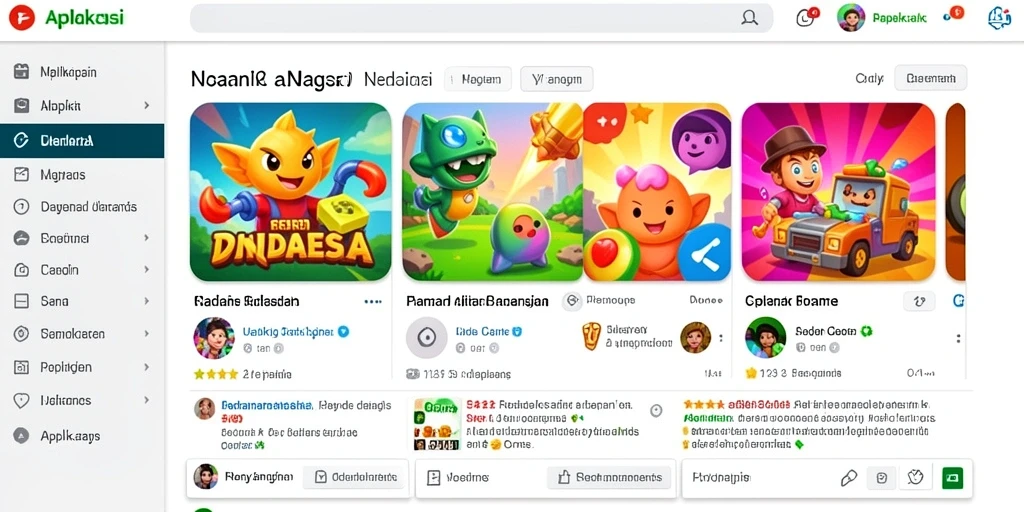 Tampilan antarmuka aplikasi yang menarik dan mudah dinavigasi.