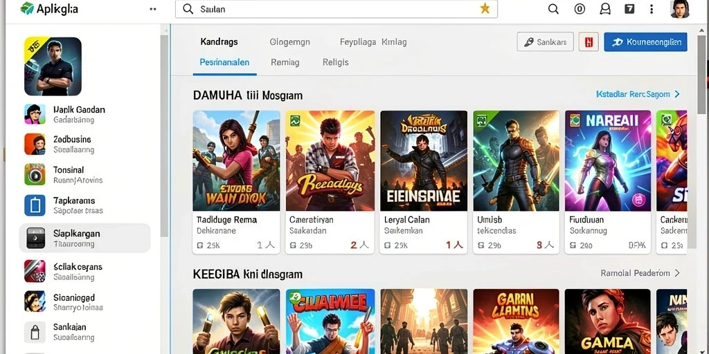 Tampilan antarmuka yang menarik dan mudah dinavigasi.