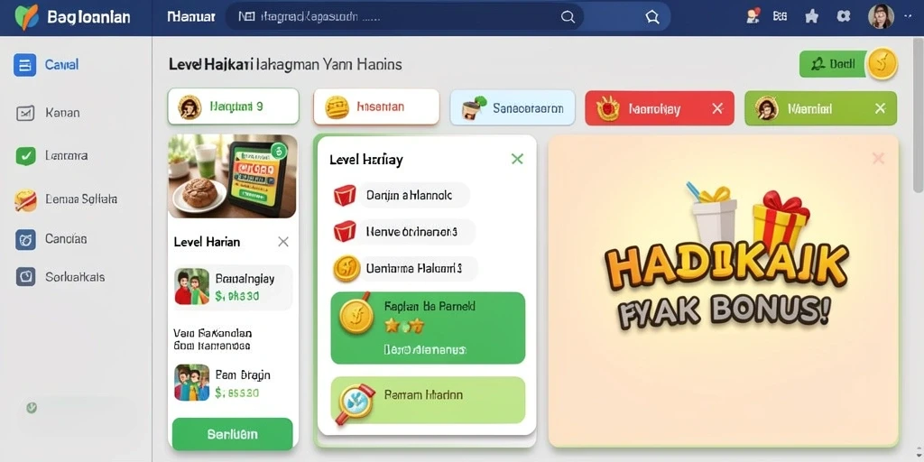 Tampilan antarmuka yang intuitif dan menarik.