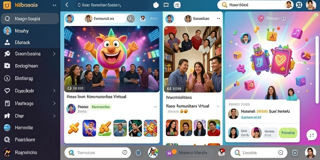 Tampilan antarmuka yang menarik dan user-friendly.