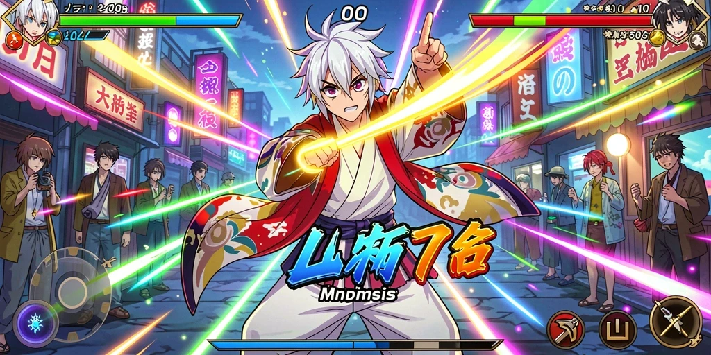 Screenshot dari level pertama yang menantang.